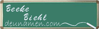 Beeke Biehl Visitenkarte